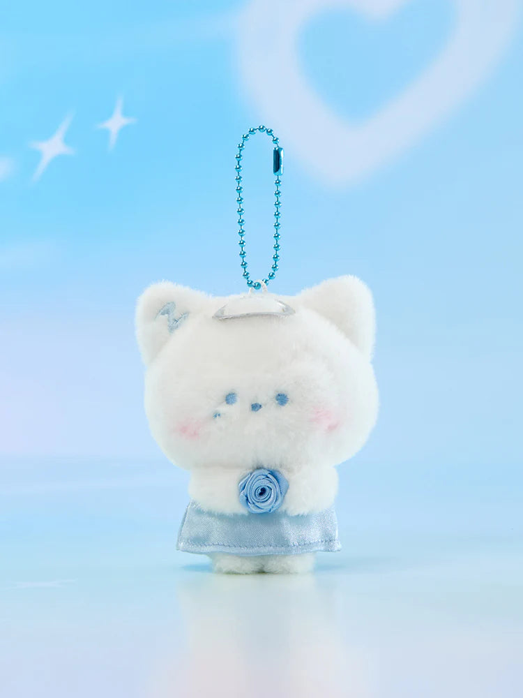 [PRE-ORDER] ZERONI X Line Friends Angel Plush Keyring - ZEROBASEONE