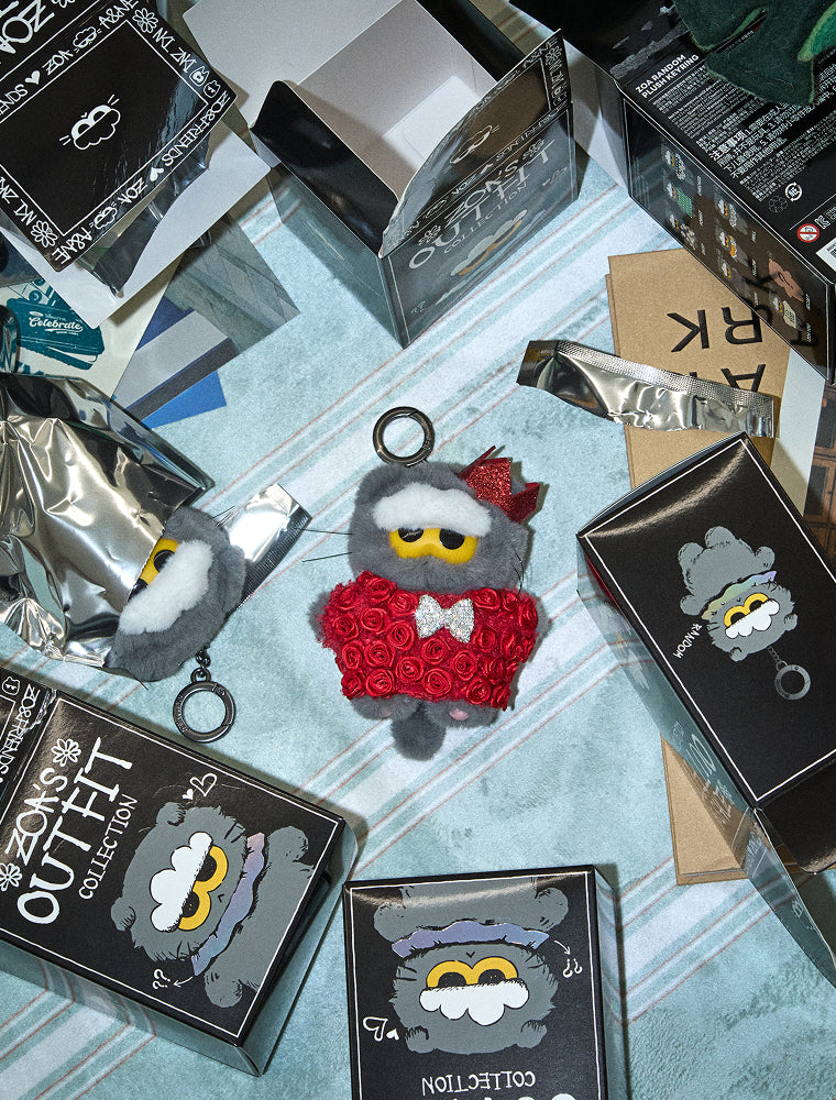 (PRE-ORDER) ZO&FRIENDS LUCKY SHOP - PLUSH KEYRING
