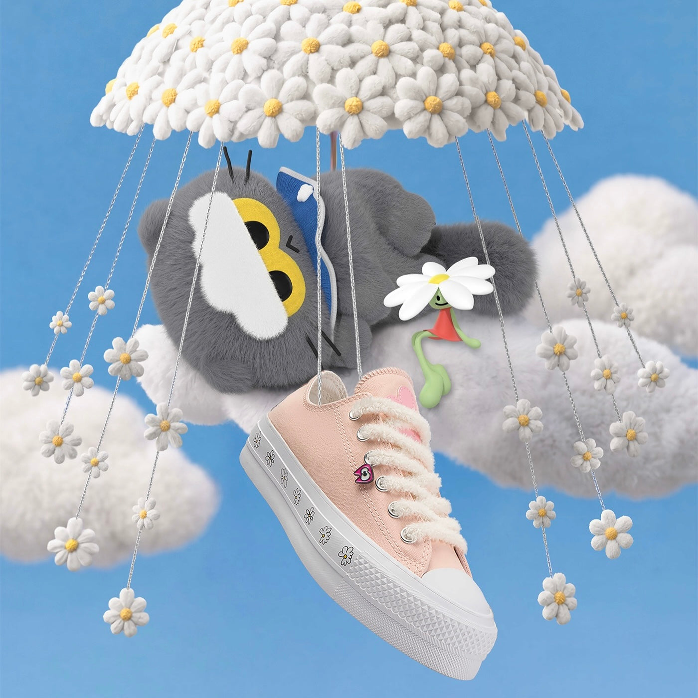 (PRE-ORDER) ZO&FRIENDS x CONVERSE CHUCK TAYLOR ALL STAR LIFT PINK