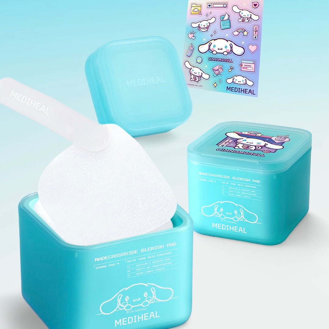 (PRE-ORDER) OLIVE YOUNG x Sanrio - Mediheal Derma Toner Pads