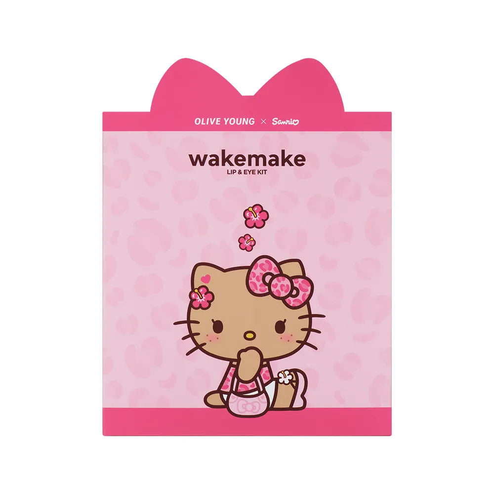 (PRE-ORDER) OLIVE YOUNG x Sanrio - WAKEMAKE Lip & Eye Kit