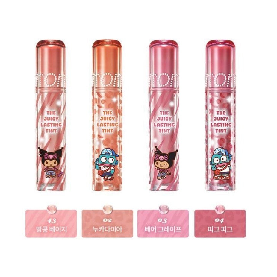 (PRE-ORDER) OLIVE YOUNG x Sanrio - rom&nd The Juicy Lasting Tint