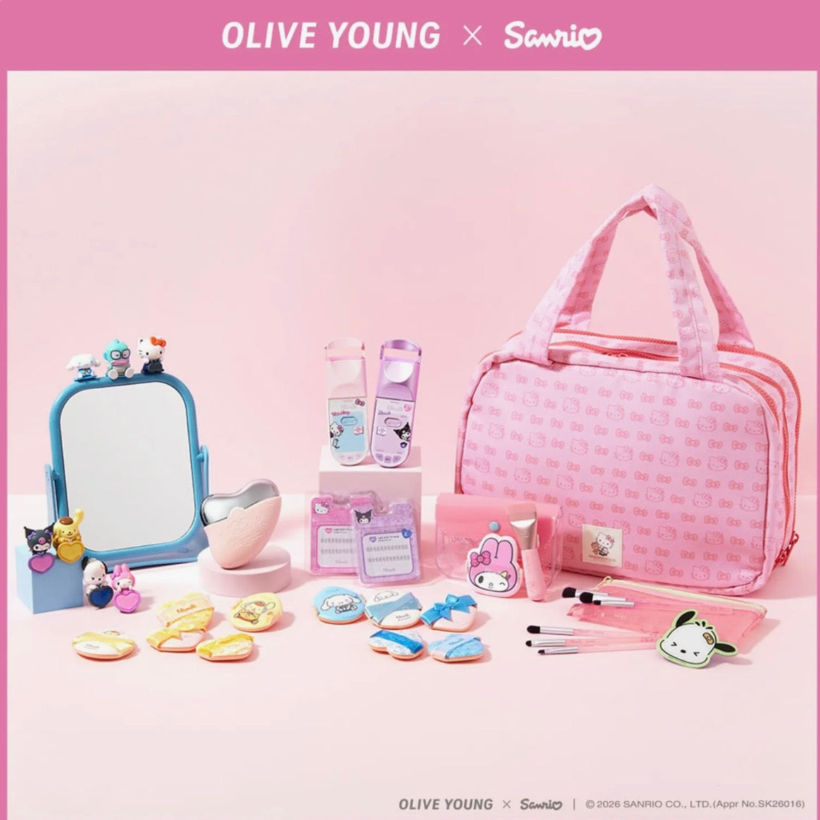 (PRE-ORDER) OLIVE YOUNG x Sanrio - Filimilli Sanrio collection
