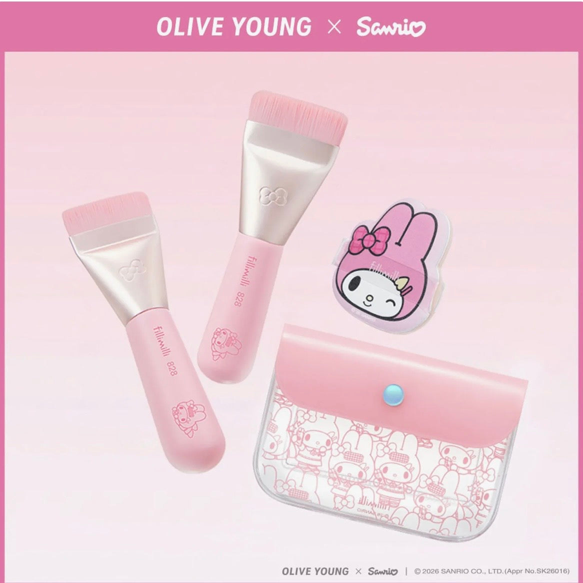 (PRE-ORDER) OLIVE YOUNG x Sanrio - Filimilli Sanrio collection