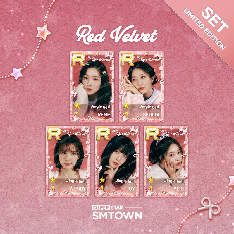 (PRE-ORDER) SUPERSTAR STAR+ING : Red Velvet Christmas Photocards
