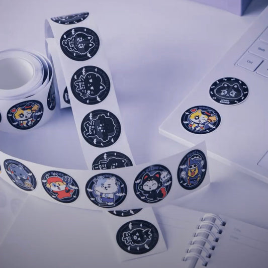 (PRE-ORDER) ENHYPEN 'SPOOKY ENCHIN' - GLOW STICKER ROLL [MIDNIGHT]