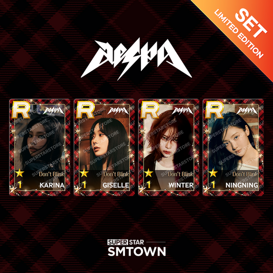 (PRE-ORDER) SUPERSTAR STAR+ING : Aespa Christmas Photocards