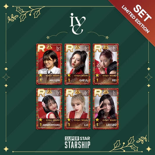 (PRE-ORDER) SUPERSTAR STAR+ING : IVE Christmas Photocards