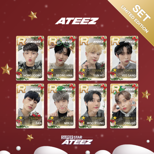(PRE-ORDER) SUPERSTAR STAR+ING : ATEEZ Christmas Photocards