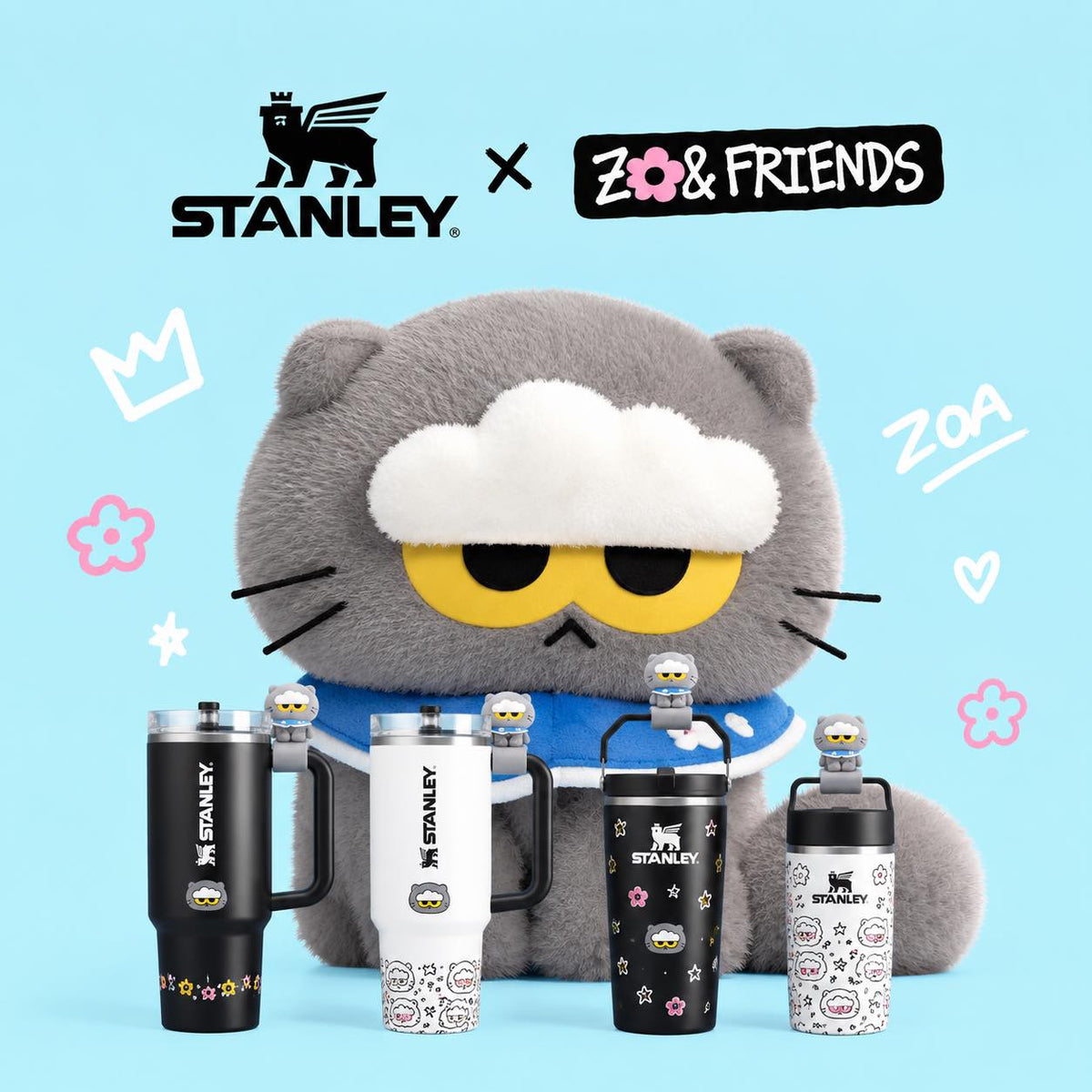 (PRE-ORDER) STANLEY 1913 X ZO&FRIENDS ICEFLOW
