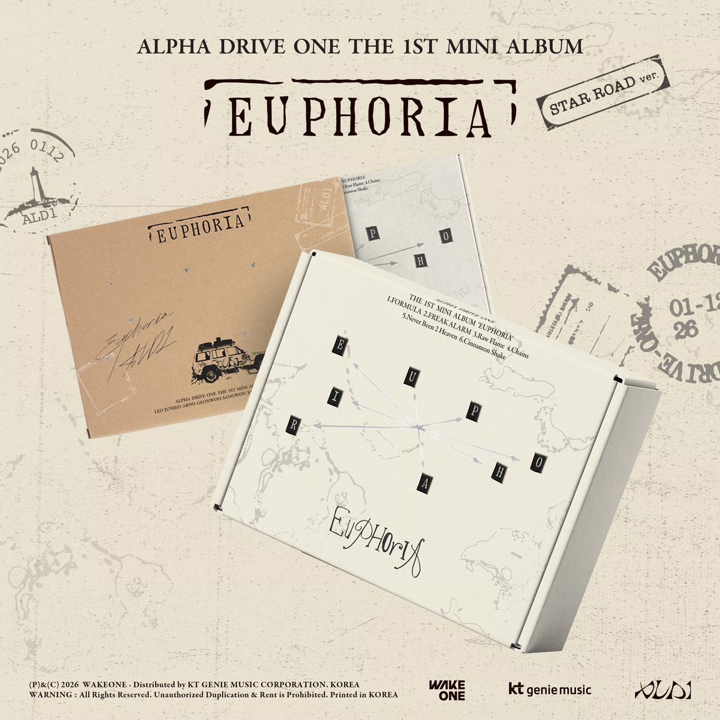 (PRE-ORDER) ALPHA DRIVE ONE ‘EUPHORIA’ - STAR ROAD Ver.