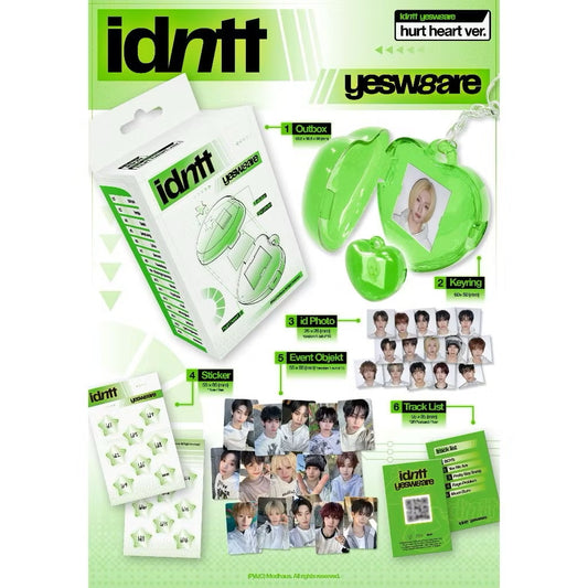 (PRE-ORDER) idntt - MINI ALBUM (HURT HEART VER. - LIMITED EDITION)