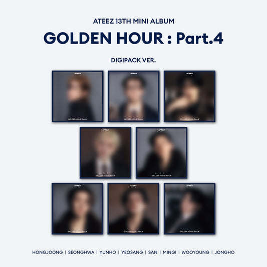 (PRE-ORDER) ATEEZ [GOLDEN HOUR : Part.4] (DIGIPACK Ver.) (Random Ver.)
