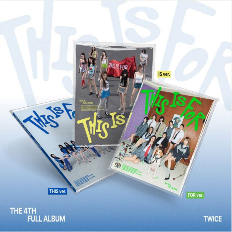 (PRE-ORDER) TWICE 4TH FULL ALBUM [THIS IS FOR] (Random Ver.)