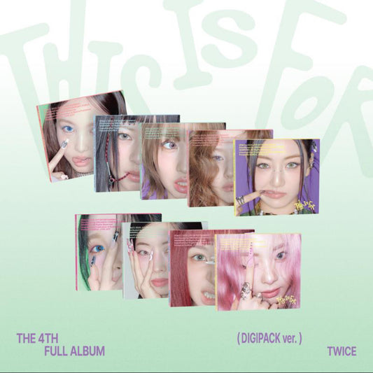 (PRE-ORDER) TWICE 4TH FULL ALBUM [THIS IS FOR] (DIGIPACK Ver.) (Random Ver.)