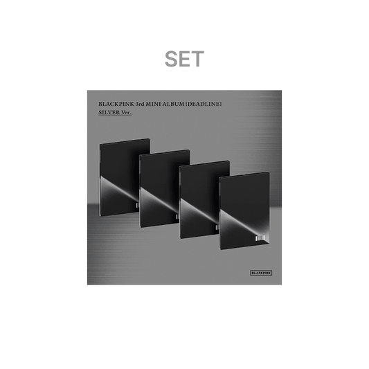 (PRE-ORDER) BLACKPINK 3rd MINI ALBUM [DEADLINE] SILVER Ver. (SET)