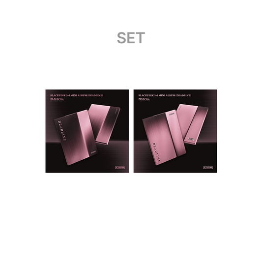 (PRE-ORDER) BLACKPINK 3rd MINI ALBUM [DEADLINE] BLACK Ver. + PINK Ver. Set
