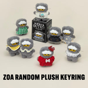 (PRE-ORDER) ZO&FRIENDS LUCKY SHOP - PLUSH KEYRING