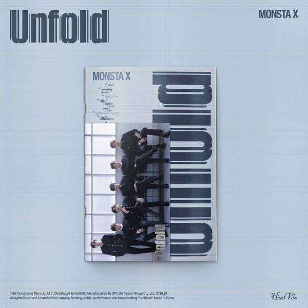 (Pre-Order) MONSTA X - English Album [Unfold]