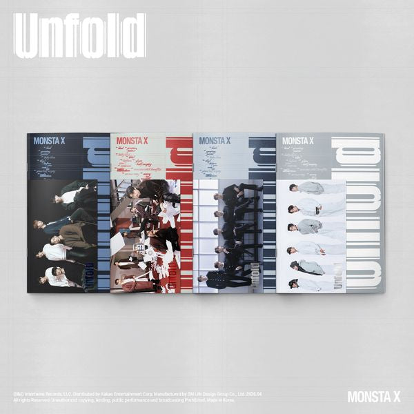 (Pre-Order) MONSTA X - English Album [Unfold]