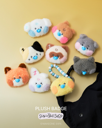 [PRE-ORDER] ZERONI X Line Friends Plush Badge - ZEROBASEONE
