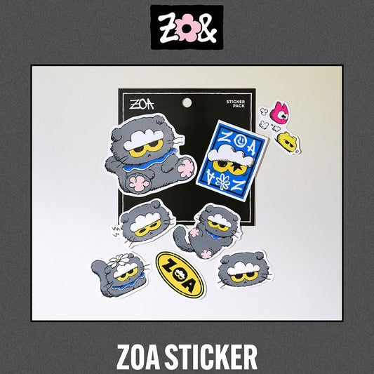 ZO&FRIENDS POP-UP STORE - ZOA or A&NE Sticker Set