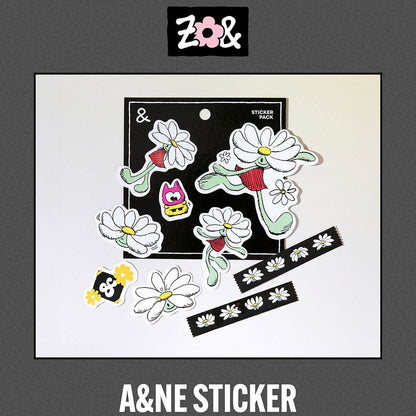 ZO&FRIENDS POP-UP STORE - ZOA or A&NE Sticker Set