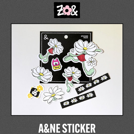 ZO&FRIENDS POP-UP STORE - ZOA or A&NE Sticker Set