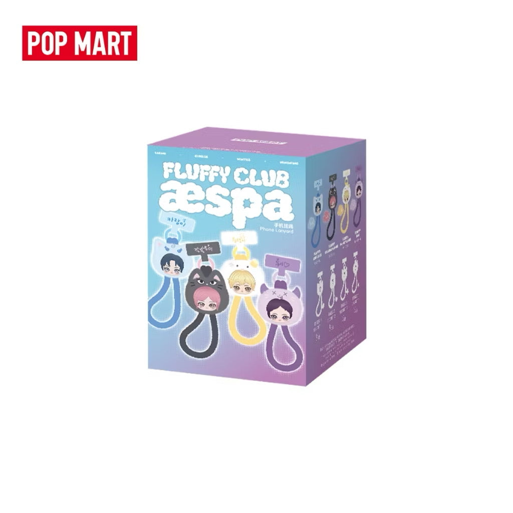 (PRE-ORDER) POP MART x aespa Fluffy Club Series Phone Lanyard