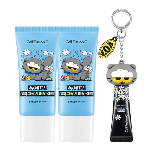 (PRE-ORDER) ZO&FRIENDS x Cell Fusion C – Aquatica Cooling Sunscreen | Set of 2