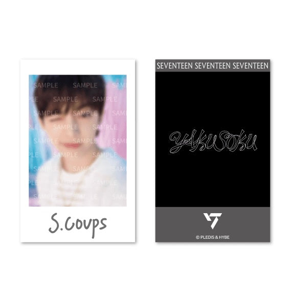 (PRE-ORDER) SEVENTEEN 'YAKUSOKU' - INSTANT PHOTO STICKER CARD