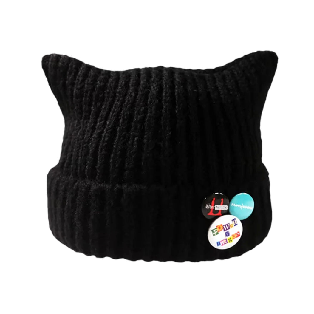 G-DRAGON – Knit Cap Black