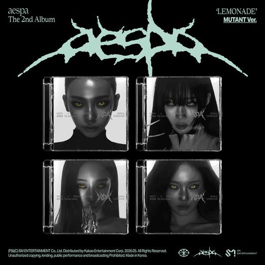 (PRE-ORDER) aespa - 2nd Album [LEMONADE] (MUTANT Ver.)