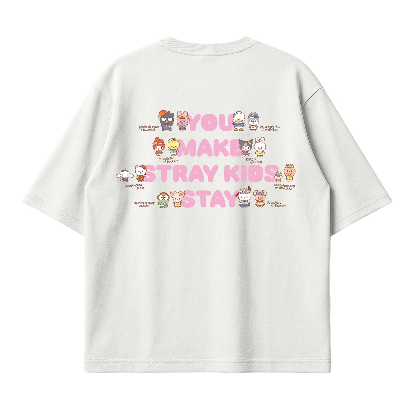(PRE-ORDER) SKZOO x SANRIO CHARACTERS - T-SHIRT