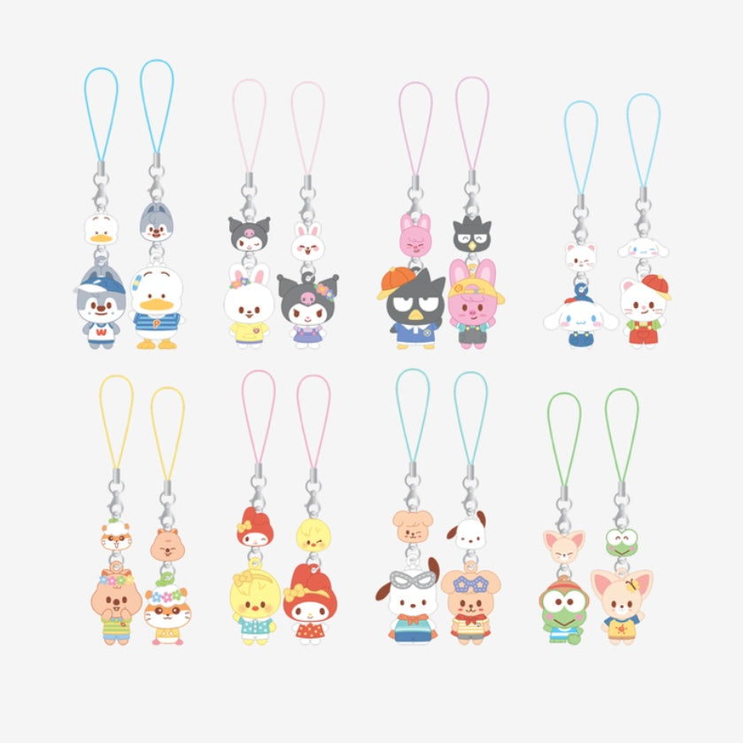 (PRE-ORDER) SKZOO x SANRIO CHARACTERS - MINI FIGURE COUPLE KEYRING