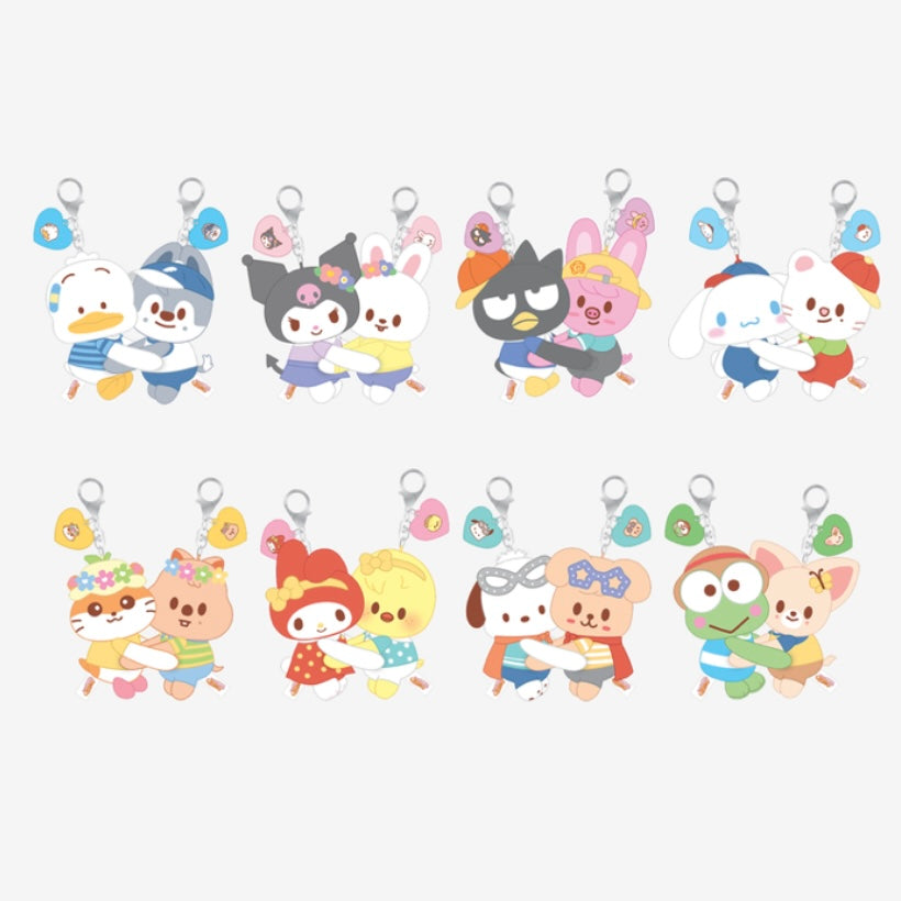 (PRE-ORDER) SKZOO x SANRIO CHARACTERS - HUG PLUSH KEYRING