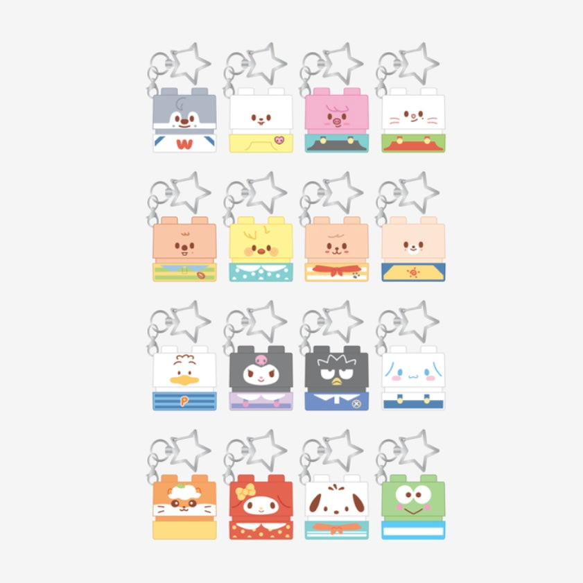 (PRE-ORDER) SKZOO x SANRIO CHARACTERS - SECRET BLOCK STAMP