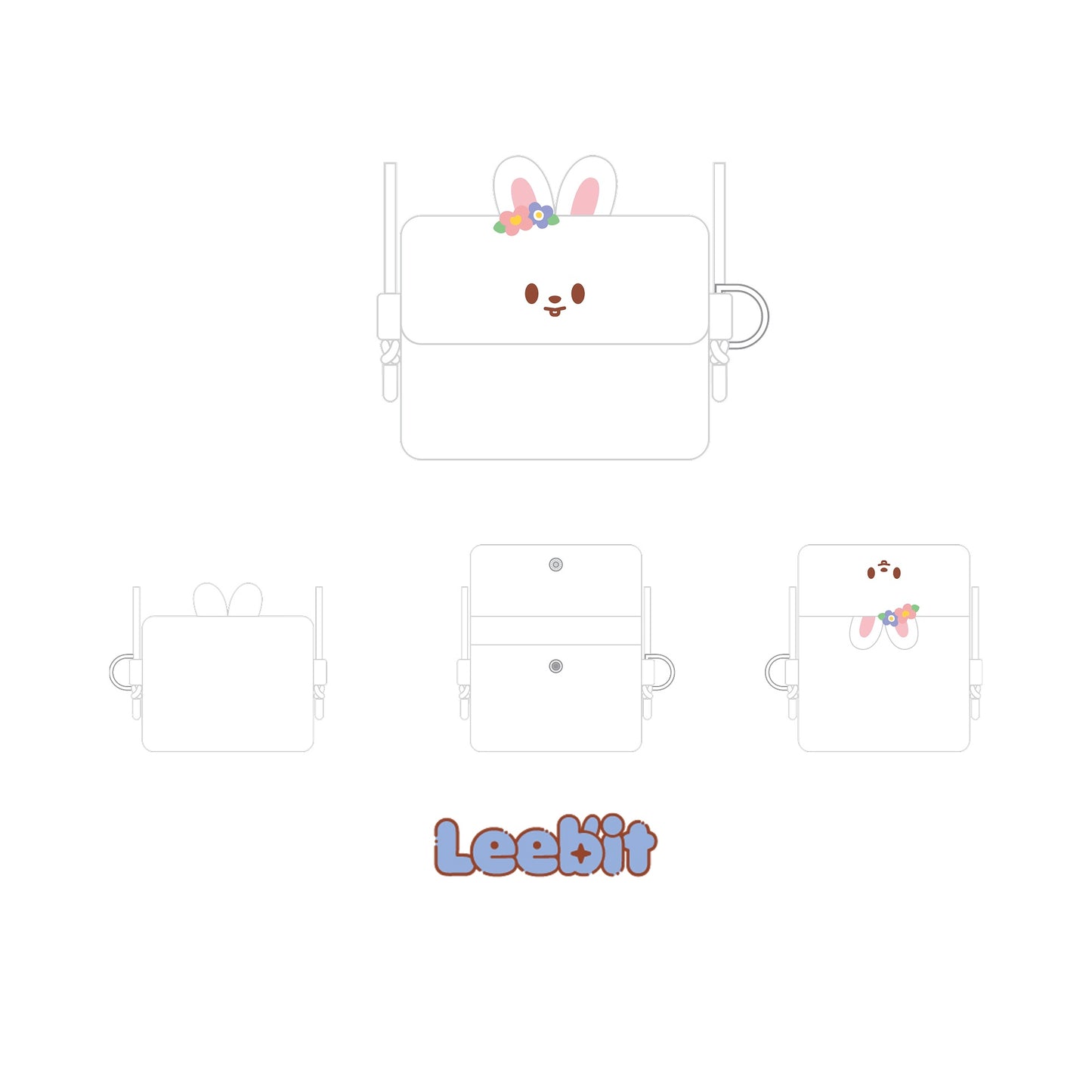 (PRE-ORDER) SKZOO x SANRIO CHARACTERS - CARD WALLET CROSS BAG