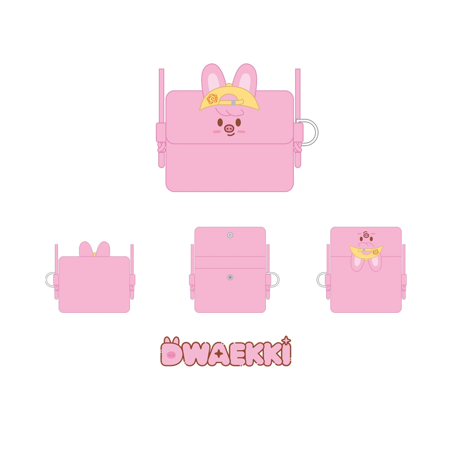 (PRE-ORDER) SKZOO x SANRIO CHARACTERS - CARD WALLET CROSS BAG