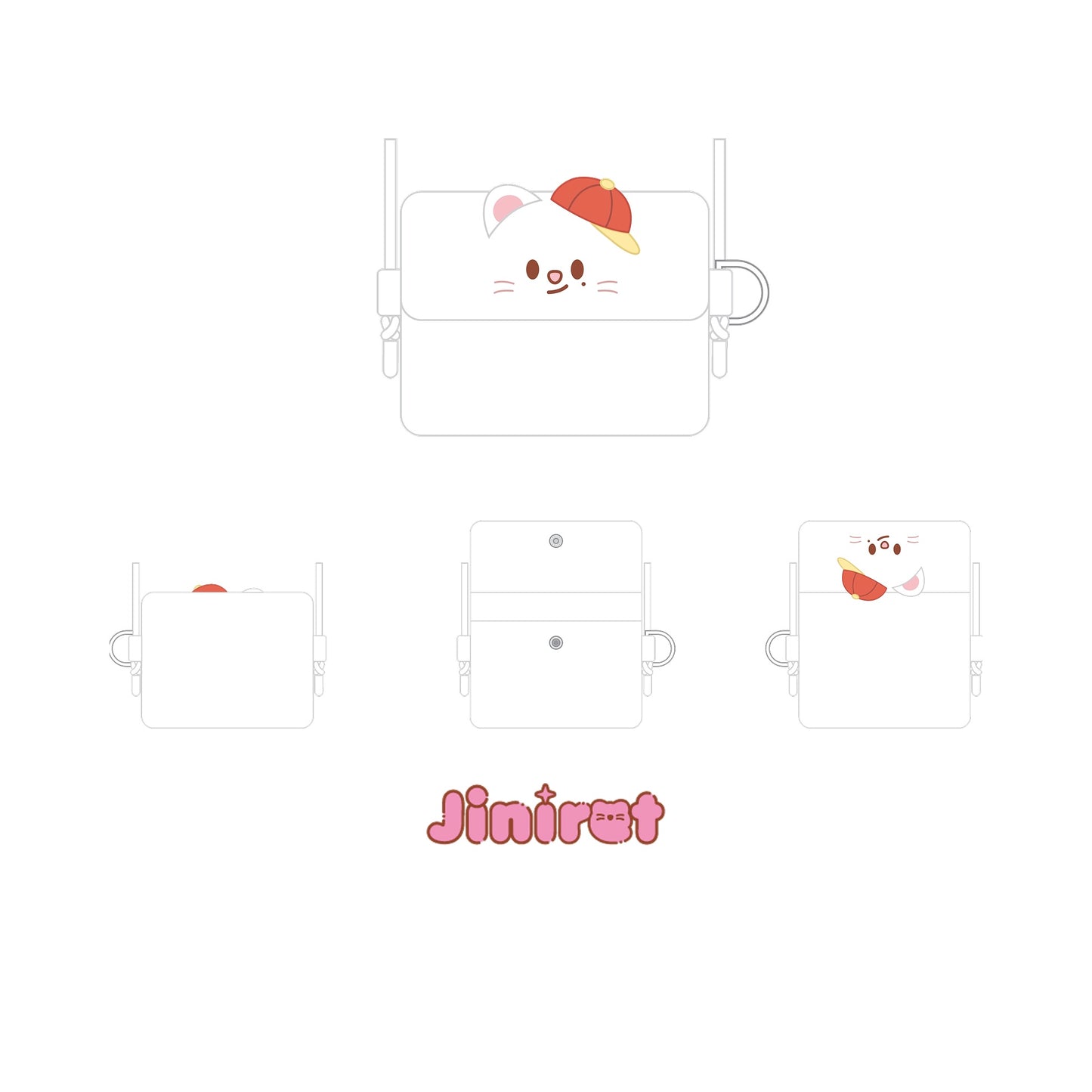 (PRE-ORDER) SKZOO x SANRIO CHARACTERS - CARD WALLET CROSS BAG