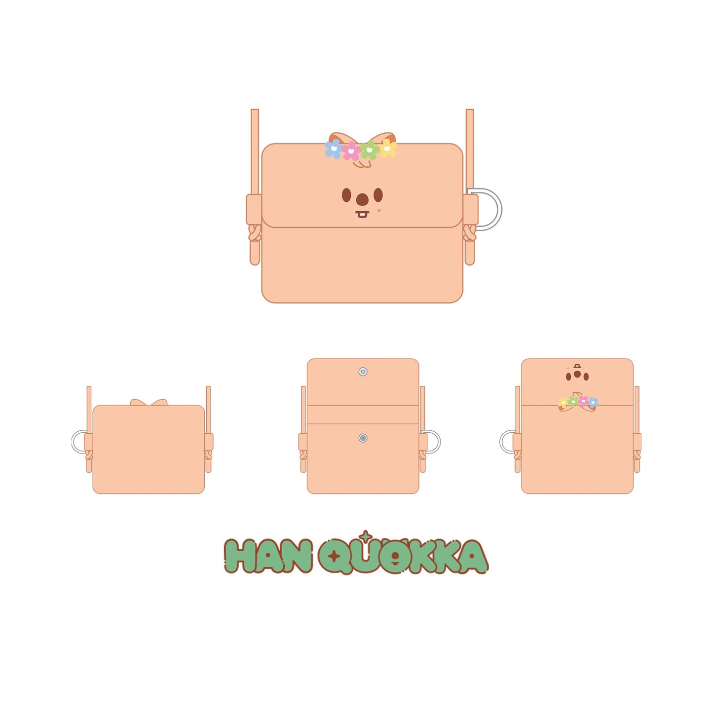 (PRE-ORDER) SKZOO x SANRIO CHARACTERS - CARD WALLET CROSS BAG