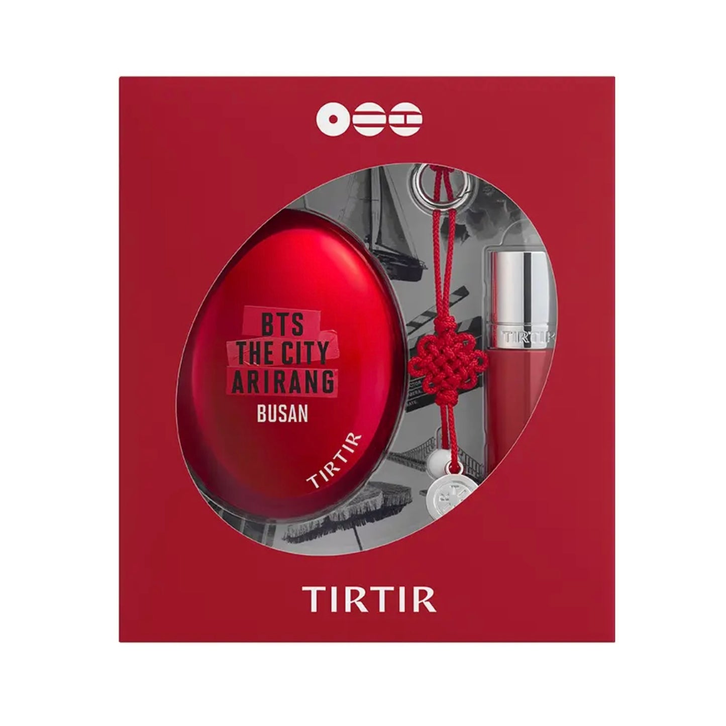 (PRE-ORDER) TIRTIR BTS THE CITY BUSAN ICONIC RED DUO - RED CUSHION