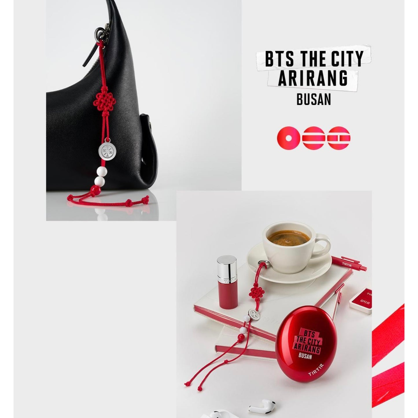 (PRE-ORDER) TIRTIR BTS THE CITY BUSAN ICONIC RED DUO - RED CUSHION