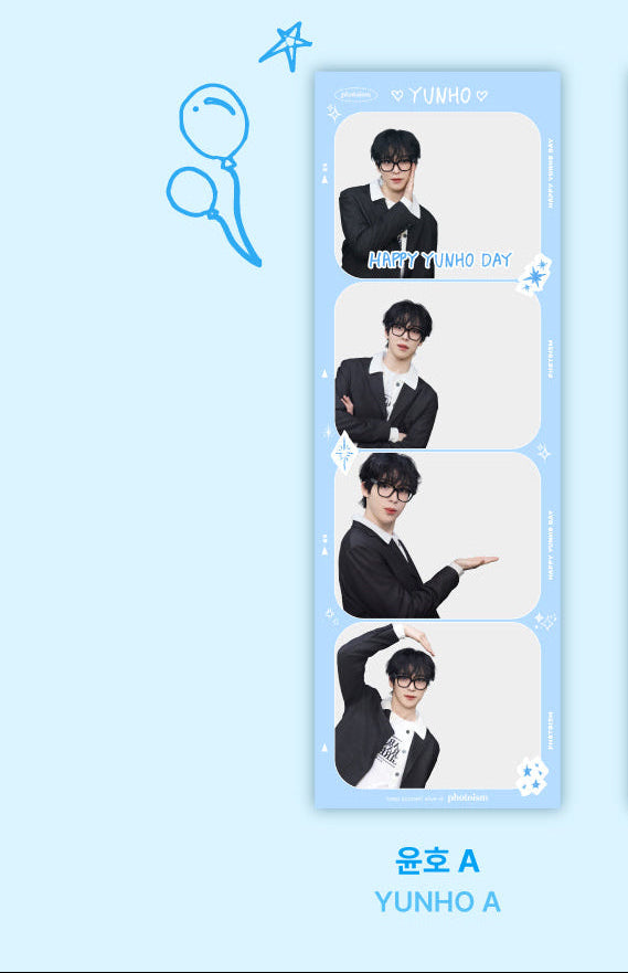 [PREORDER] YUNHO BIRTHDAY - Snapism and Photoism 4 cut set