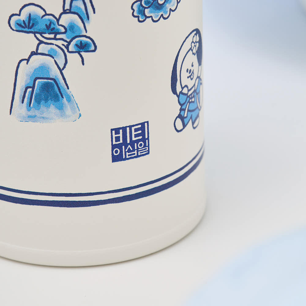 (PRE-ORDER) BT21 HANDLE TUMBLER K-HANGARI (500ml)
