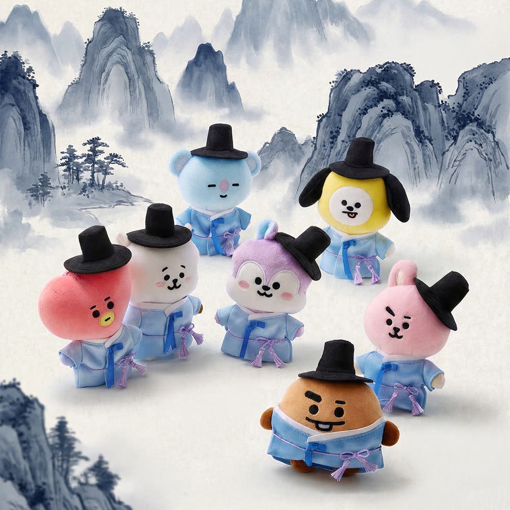 (PRE-ORDER) BT21 PLUSH KEYRING K-SEONBI