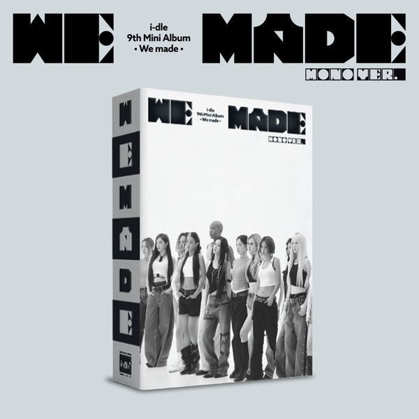 (PRE-ORDER) i-dle 9th Mini Album [We made] (Mono Ver.)