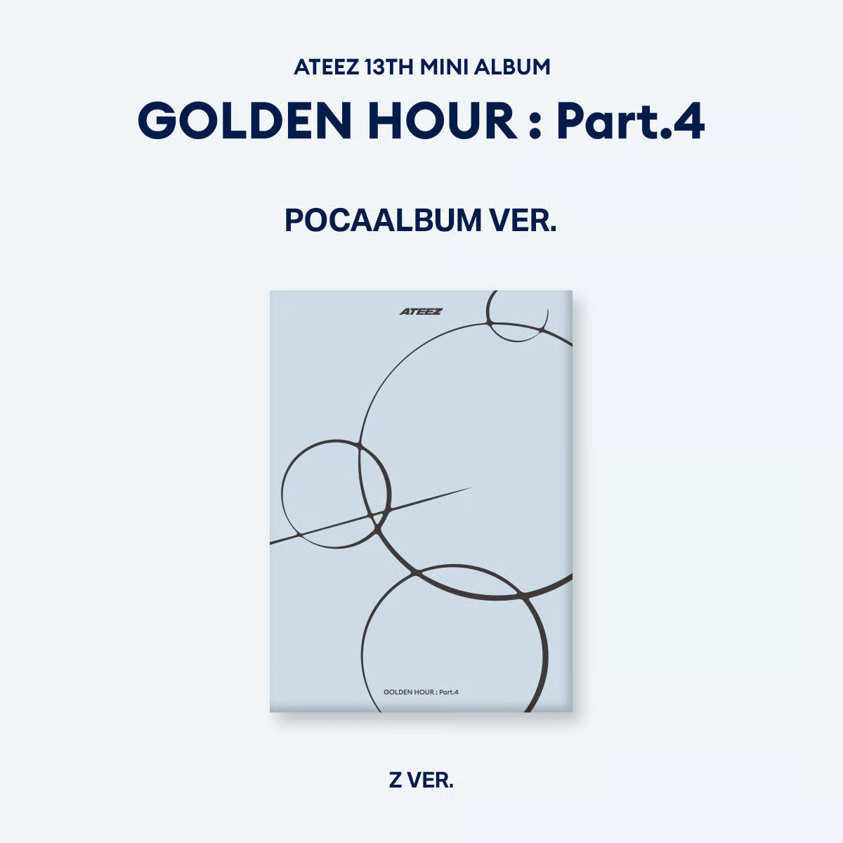 (PRE-ORDER) ATEEZ [GOLDEN HOUR : Part.4] (POCAALBUM Ver.)