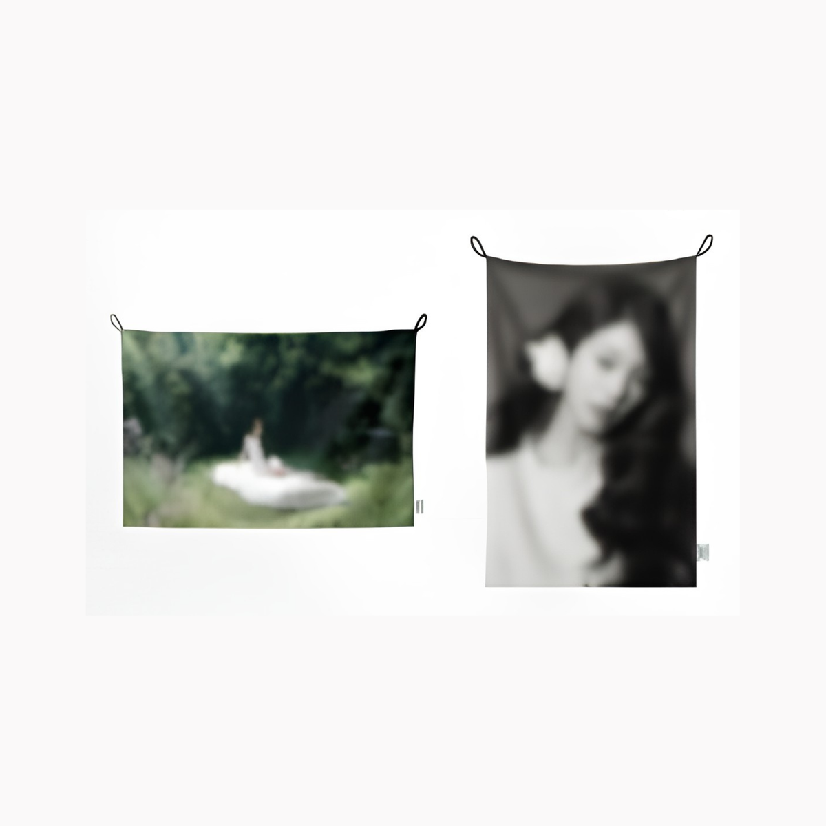 (PRE-ORDER) AN-YOUNG : ANYUJIN x JANGWONYOUNG EXH - FABRIC POSTER
