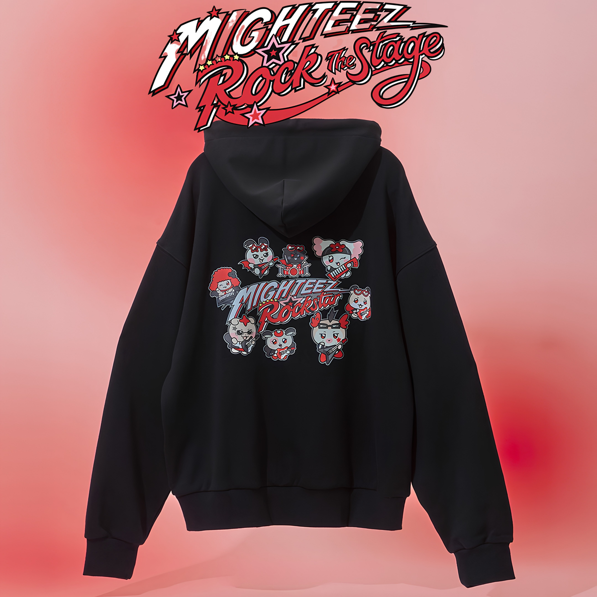 (PRE-ORDER) MIGHTEEZ Rock The Stage POP-UP - Zip-Up Hoodie